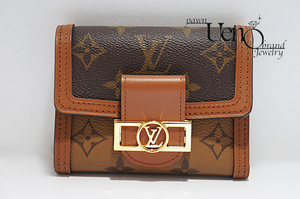 【質屋】送料無料！LOUIS VUITTON ルイ・ヴィトン ポルトフォイユ・ドーフィーヌコンパクト 財布