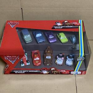 US版 MATTEL マテル トイザらス限定 Disney ディズニー PIXAR ピクサー CARS カーズ TOKYO SPY MIX-UP 10PACK 10台セット ミニカー