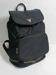 超美品　valentino christy　リュック　ブラック ナイロン　