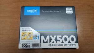 【新品未開封】CT500MX500SSD1/JP [Crucial MX500 2.5インチ 7mm SATA 500GB] SSD HDD