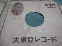戦前ピアノ獨奏ＳＰ盤大東亜　和田肇「名曲集」「軍歌集」「民謡集」３枚セット（大東亜レコード袋付）_画像10