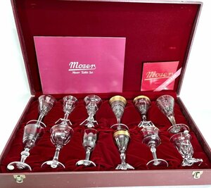 MOSER MINIATURE SET モーゼル ワイングラスコレクション12客セット ケース付き[327852