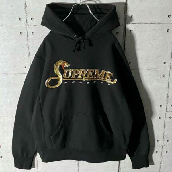 supreme Sequin Viper Hooded フーディー