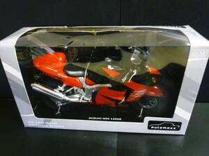  1/12 スズキ GSX1300R ハヤブサ SUZUKI GSX 1300R 隼 正規ライセンス商品 HAYABUSA RED オートマックス プレミアム ダイキャストメタル　