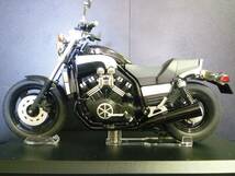 1/12 ヤマハ V-MAX YAMAHA Vmax ブラック2　 アオシマ完成品ダイキャスト アオシマ文化教材社_画像3