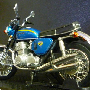  1/24 ホンダ CB750 Four K0 HONDA CB750FOUR ナナハン CB750F ブルー 1969の画像4