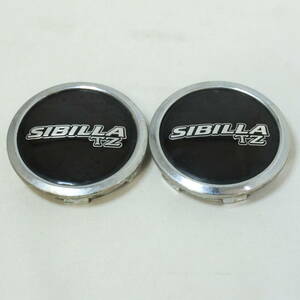 ● SIBILLA TZ ● アルミホイールセンターカバー ● 2個 ● 中古品 ●