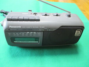 【Panasonic ラジオカセットレコーダー ラジカセ 　RX-M40 動作品　2電源方式】
