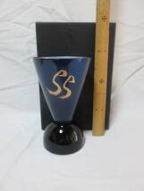 ◆未使用　SHIMA SEIKI　オリジナル　紀州漆器　乾杯カップ（ブルーメタリック）1客　元箱付_画像5