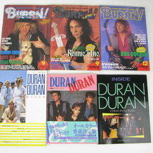 BURRN! 1986年～1989年 20冊 / DURAN DURAN関連本 3冊  計23冊の画像5