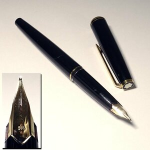 慶應◆ヴィンテージ【MONTBLANC モンブラン】万年筆 585(14K)製ペン先 サイズ：F カートリッジ式