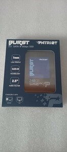 【0042】PATRIOT BURST 2.5 SATA3 240GB SSD 新品　未使用　未開封