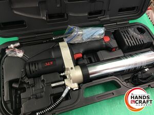 ☆KTC　コードレスグリースガン　JTAE911　18Vバッテリー×1 充電器付　グリスガン　グリス　中古品