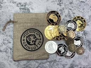 「ハリー・ポッター　グリンゴッツ魔法銀行 メタル製 コイン ＆ 専用袋 セット」 tface-g 【タグ：グッズ、映画】AM11　2