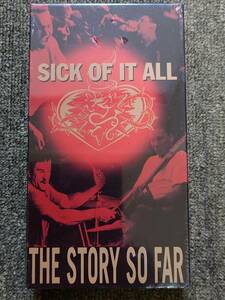  video VHS SICK OF IT ALL / THE STORY SO FAR