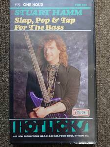  video VHS STUART HAMM / Slap, Pop & Tap For The Bass HOT LICKS