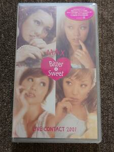 ビデオ　VHS MAX / LIVE CONTACT 2001 Bitter 4 Sweet