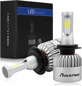 H7 Autofeel【正規品】 ヘッドライト LED H7 6500K DC9V-32V LEDチップ搭載モデル 放熱ファン付き