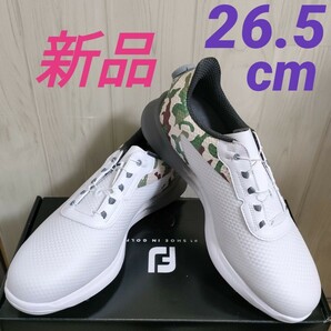 【新品】フットジョイ FootJoy  ATAK BOA アタック ボア ソフトスパイク メンズ ゴルフシューズ 日本正規品 26.5cm カモの画像1