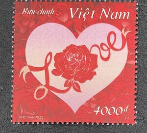 ベトナム　バラ　花　香り付き　1種完　未使用 NH