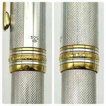 TY0941■【925 / ペン先18K /750 】MONTBLANC モンブラン MEISTERSTUCK マイスターシュテュック No.146 SILVER シルバー SV ゴールド 18金_画像3