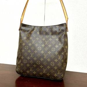 AY0758■LOUIS VUITTON ルイヴィトン LV モノグラム ルーピング GM Bag バッグ 鞄 ショルダーバッグ トートバッグ SD0070 レディース 