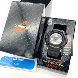 84S■【未使用/不動】CASIO カシオ G-SHOCK G-ショック AW-571 腕時計 箱 取扱説明書 保証書あり デジタル ブラック イエロー