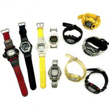 111S■【不動】CASIO カシオ G-SHOCK ジーショック 時計 腕時計 10点まとめ デジタル DM-9100 1514 GT-000 1595 GT-001 1789 GS500 _画像1