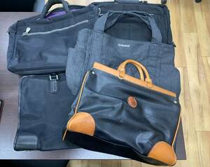 #2550[ man worth seeing!] junk equipped / business bag . summarize 5 point set MILANO HOUSE le coq sportif Paul Smith