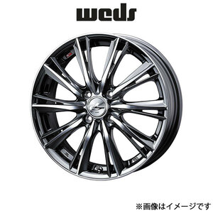 ウェッズ レオニス WX アルミホイール 1本 スクラムワゴン DG64W 15インチ ブラックメタルコートミラーカット 0033861 WEDS LEONIS WX