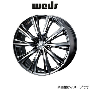 ウェッズ レオニス WX アルミホイール 1本 フェアレディZ Z33 18インチ ブラックメタルコートミラーカット 0033903 WEDS LEONIS WX