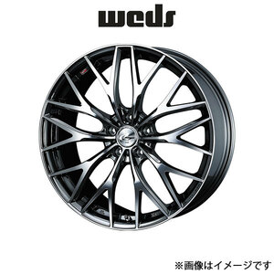 ウェッズ レオニス MX アルミホイール 1本 オデッセイ RB3/RB4 18インチ ブラックメタルコートミラーカット 0037439 WEDS LEONIS MX