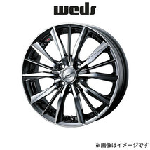 ウェッズ レオニス VX アルミホイール 1本 サクラ B6AW 14インチ ブラックメタルコートミラーカット 0033231 WEDS LEONIS VX_画像1