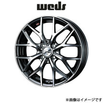 ウェッズ レオニス MX アルミホイール 1本 サクラ B6AW 15インチ ブラックメタルコートミラーカット 0037406 WEDS LEONIS MX_画像1