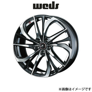 ウェッズ レオニス TE アルミホイール 1本 BRZ ZD8 17インチ パールブラック/ミラーカット 0038765 WEDS LEONIS TE