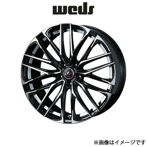 ウェッズ レオニス SK アルミホイール 1本 WRX STI VAB 19インチ パールブラックミラーカット 0038341 WEDS LEONIS SK