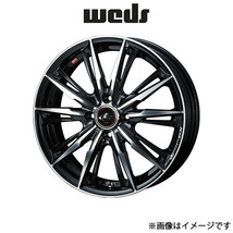 ウェッズ レオニス GX アルミホイール 1本 サクラ B6AW 14インチ パールブラック/ミラーカット 0039327 WEDS LEONIS GX_画像1