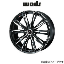 ウェッズ レオニス GX アルミホイール 1本 CR-Z ZF1/ZF2 18インチ パールブラック/ミラーカット 0039373 WEDS LEONIS GX_画像1