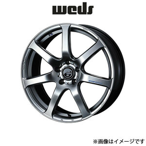 ウェッズ レオニス ナヴィア07 アルミホイール 1本 GR86 ZN8 18インチ ハイパーシルバーブラック 0039575 WEDS LEONIS NAVIA 07