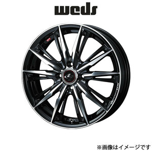 ウェッズ レオニス GX アルミホイール 1本 シャトル GK8/GK9/GP7/GP8 15インチ パールブラック/ミラーカット 0039334 WEDS LEONIS GX