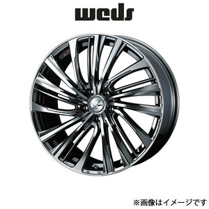 ウェッズ レオニス FS アルミホイール 1本 デリカD:5 CV5W 17インチ ブラックメタルコート/ミラーカット 0039977 WEDS LEONIS FS