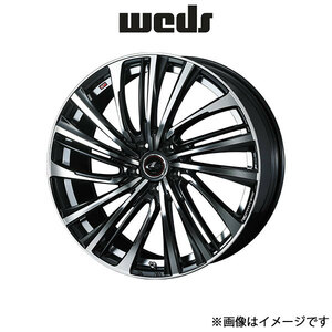 ウェッズ レオニス FS アルミホイール 1本 デリカD:5 CV5W 19インチ パールブラック/ミラーカット 0039998 WEDS LEONIS FS