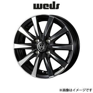 ウェッズ ライツレー DI アルミホイール 1本 フレアワゴン MM32S/MM42S 14インチ ブラックポリッシュ 0040494 WEDS RIZLEY DI