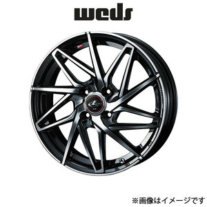 ウェッズ レオニス IT アルミホイール 1本 NV100 クリッパーリオ DR17W 14インチ パールブラック/ミラーカット 0040552 WEDS LEONIS IT