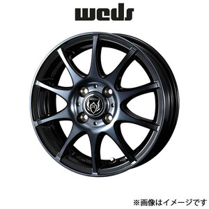 ウェッズ ライツレー KC アルミホイール 1本 フィット GE6/GE7/GE8/GE9 15インチ ブラックポリッシュBC 0040515 WEDS RIZLEY KC