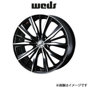 ウェッズ レオニス VX アルミホイール 1本 CX-8 KG2P 17インチ ブラックミラーカット 0033265 WEDS LEONIS VX