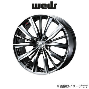 ウェッズ レオニス VX アルミホイール 4本 オデッセイ RC1/RC2/RC4 17インチ ブラックメタルコートミラーカット 0033266 WEDS LEONIS VX