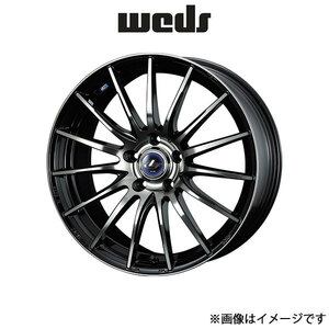 ウェッズ レオニス ナヴィア05 アルミホイール 1本 ステップワゴン RG2/RG4 17インチ ブラックミラーカット 0036265 WEDS LEONIS NAVIA 05