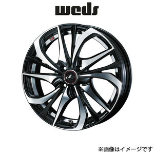 ウェッズ レオニス TE アルミホイール 4本 パレット MK21S 15インチ パールブラック/ミラーカット 0038741 WEDS LEONIS TE