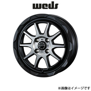 ウェッズ ウェッズアドベンチャー マッド ヴァンス 06 アルミホイール 4本 eKワゴン B3#W 14インチ マットブラックポリッシュ 0039807 WEDS